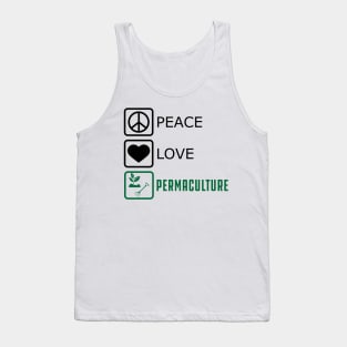 Permaculture - Peace Love Tank Top